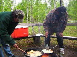 Shore lunch.